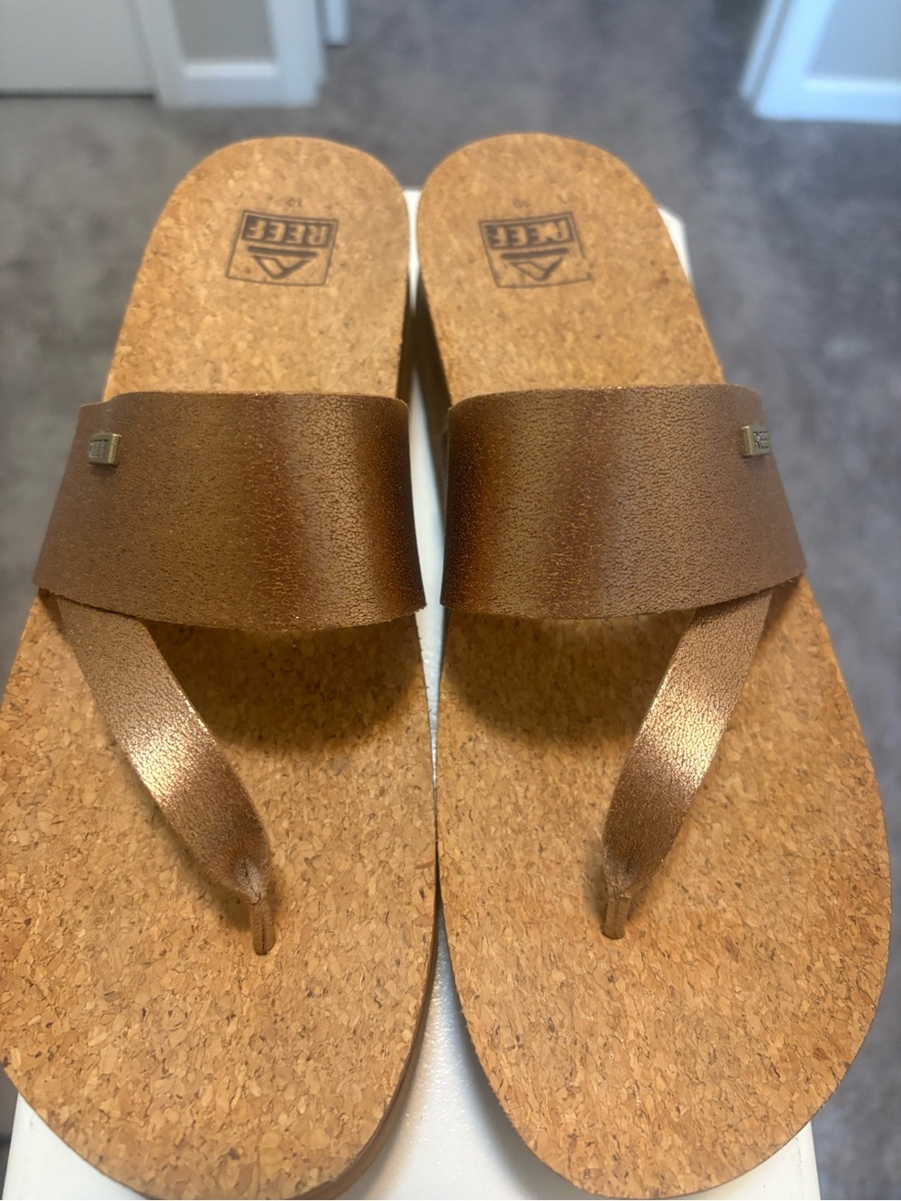 Reef Women’s Cork Footbed Flip Flops